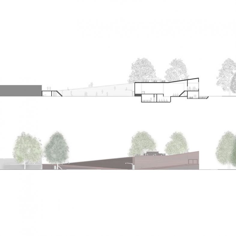 Sport centre and Theater - a project by Elisa Micozzi